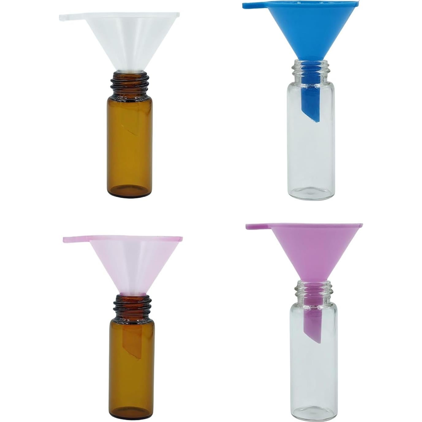 Set de 8 embudos pequeños PETRIP para botellas y cápsulas