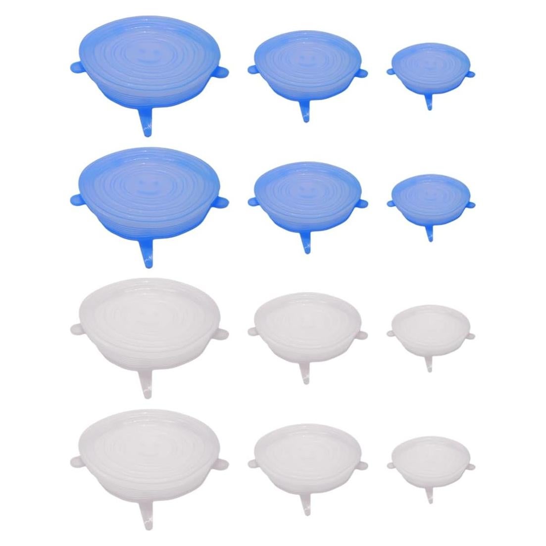 Tapas de Silicona Estirables Gadgetime USA - Paquete de 12