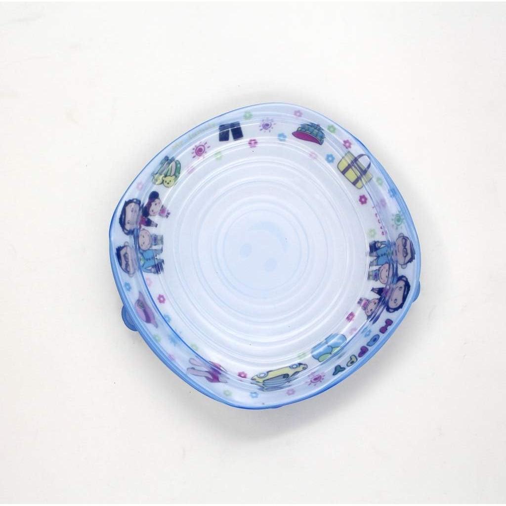 Tapa de Silicona Flexible LMS 6 Pcs Azul para Recipientes