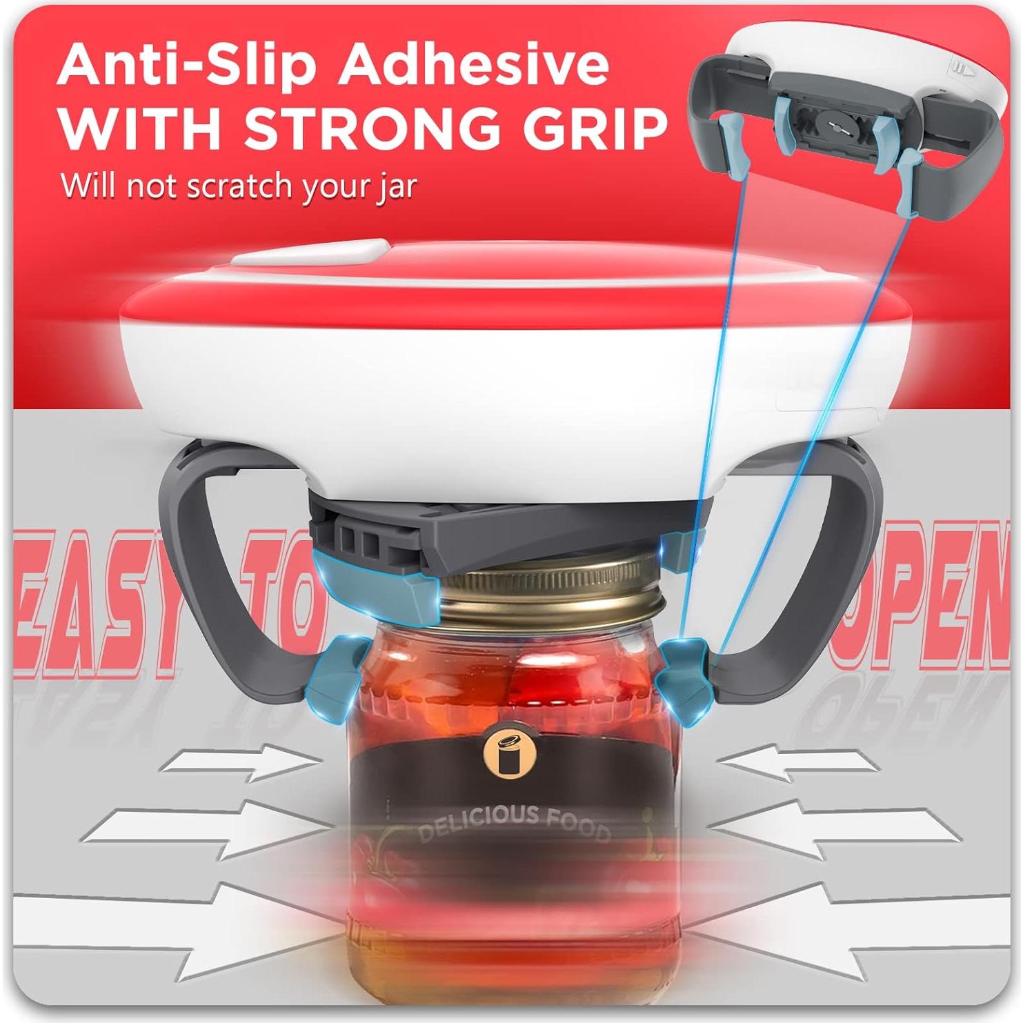 Abridor Eléctrico de Frascos Kitchek Shop KC13 - Ligero y Automático