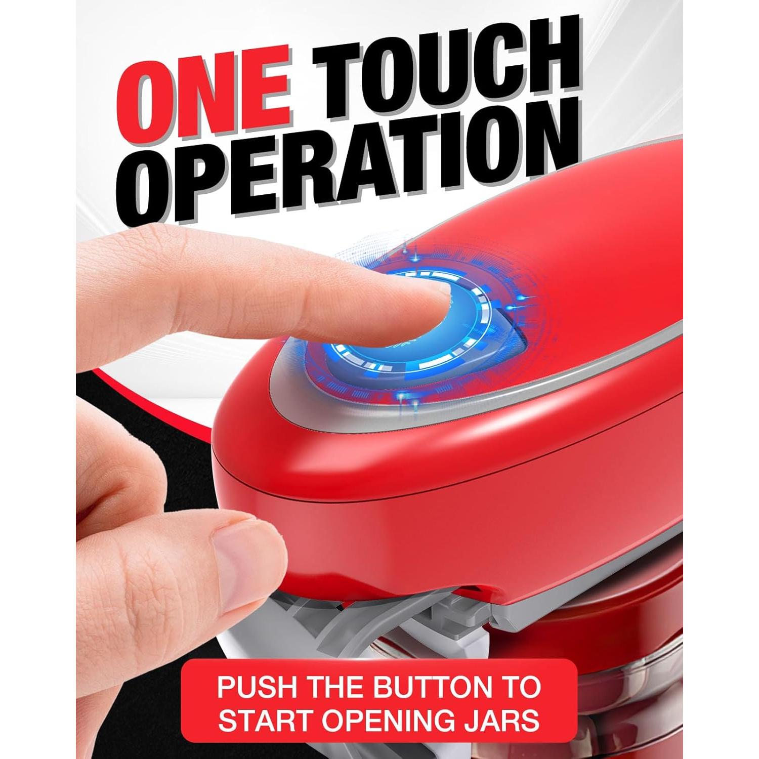 Abre Frascos Eléctrico Automático Humutan para Manos Débiles