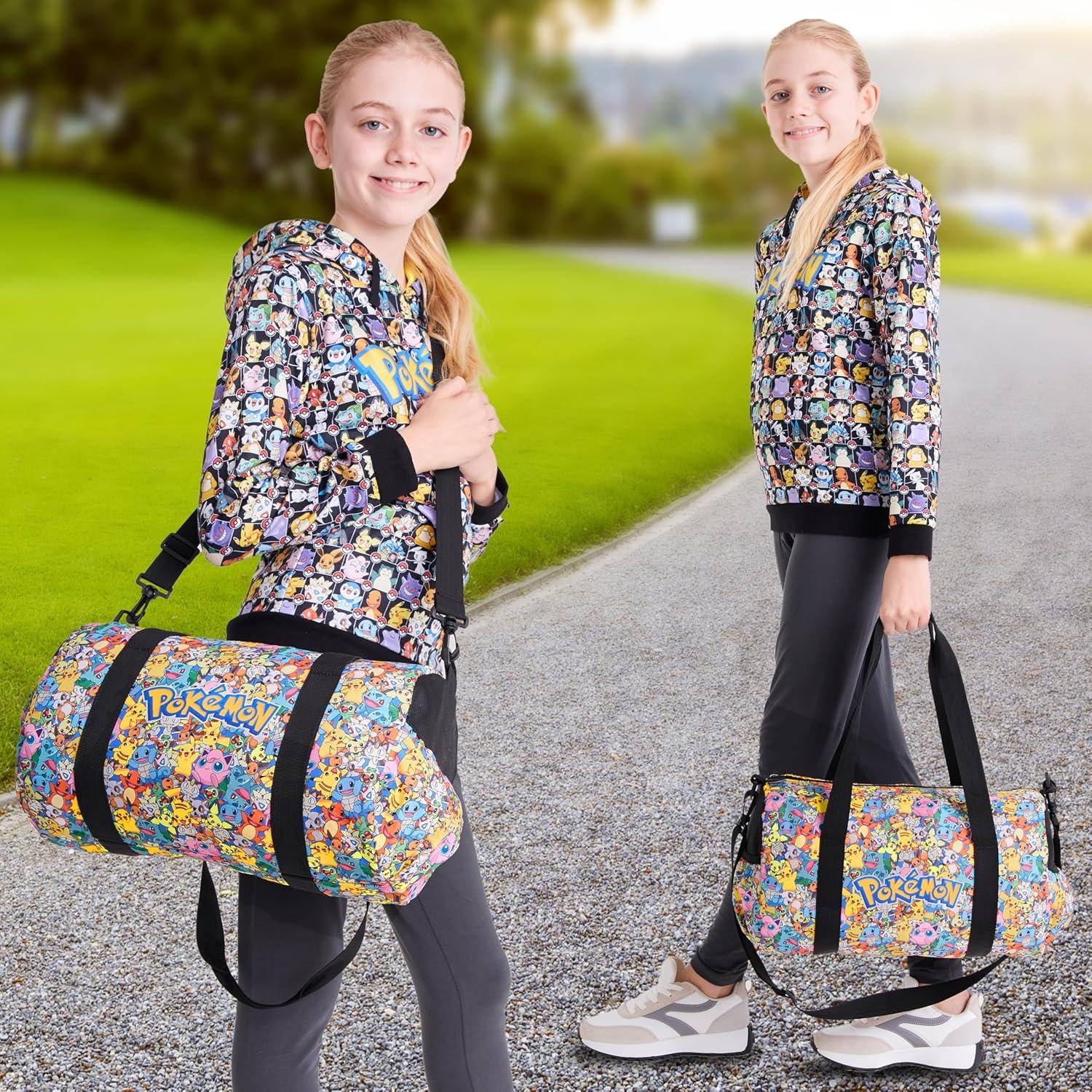 Bolsa de Deporte Pikachu Pokemon para Niños 35.88x20.99cm