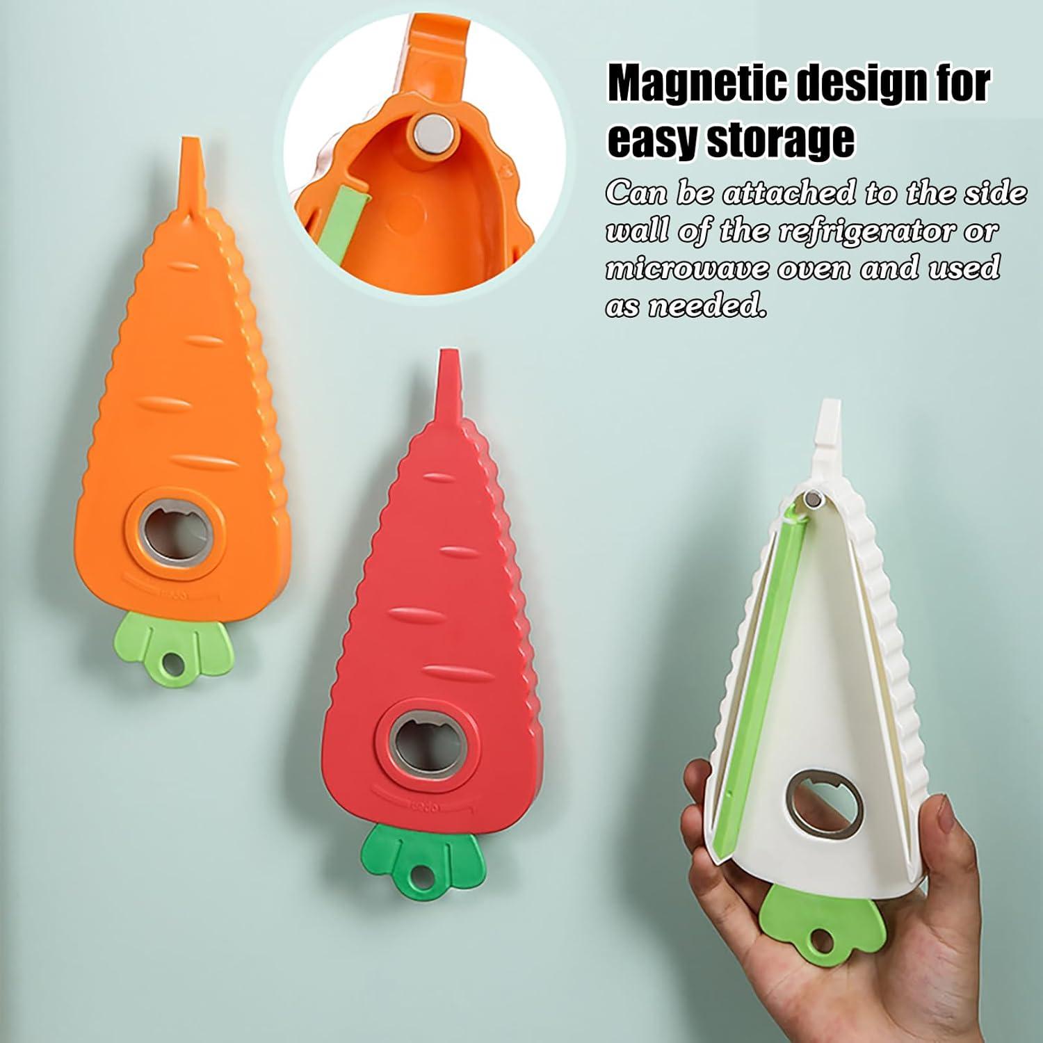 Abridor de Botellas Magnético Zanahoria Swicado - Sin Esfuerzo