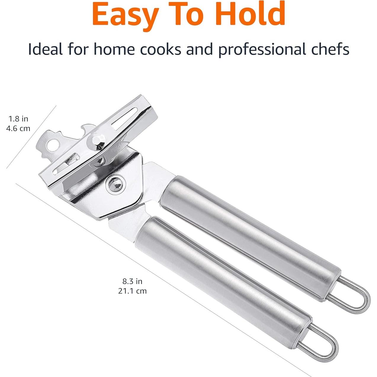 Abrelatas Manual Amazon Basics Acero Inoxidable 21.1cm