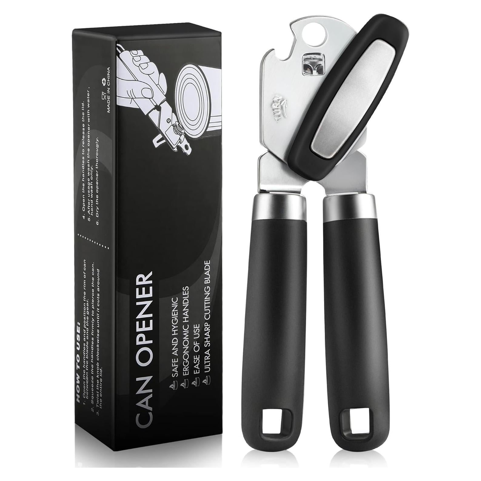 Abrelatas Manual PUPTILY Multifuncional de Acero Inoxidable