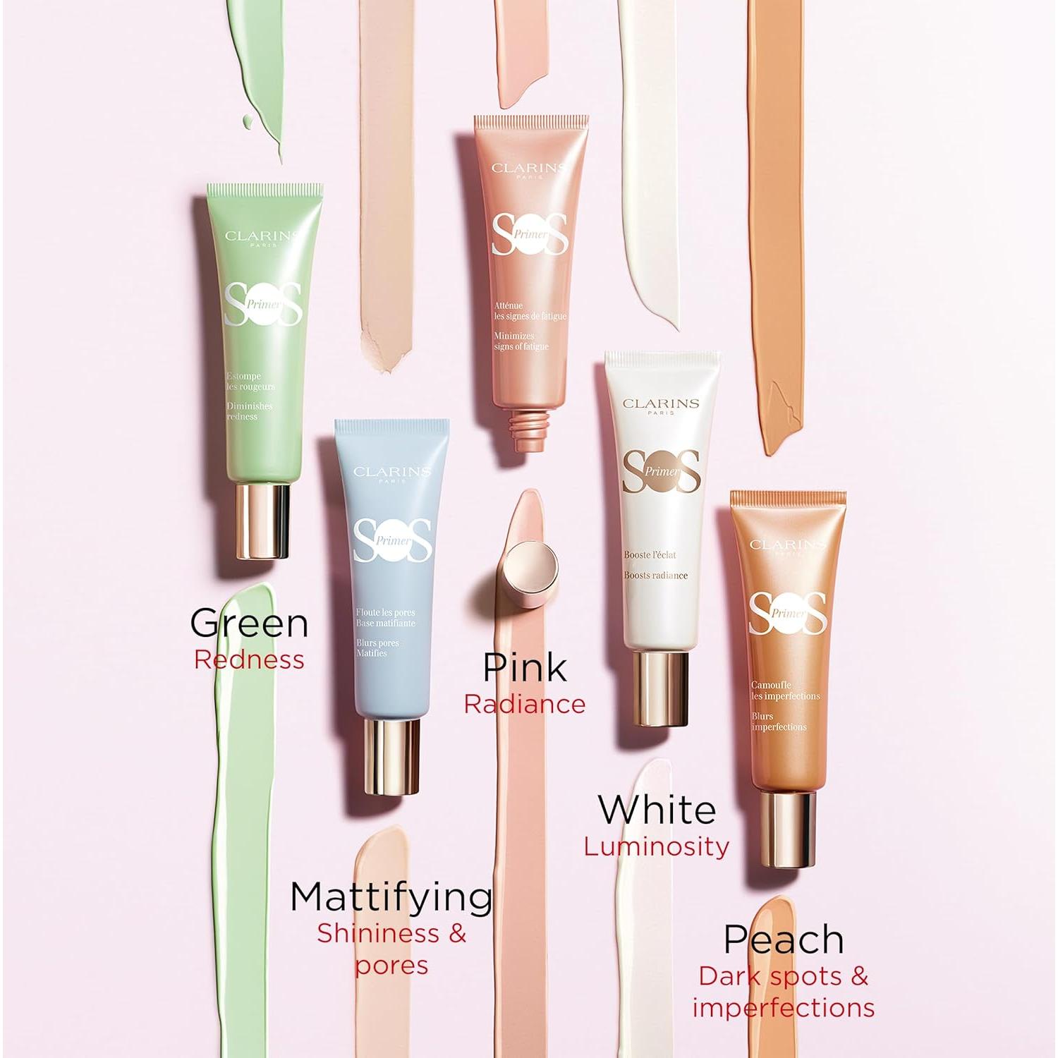 Primer Hidratante Clarins SOS 28g | Corrección de Color 24H