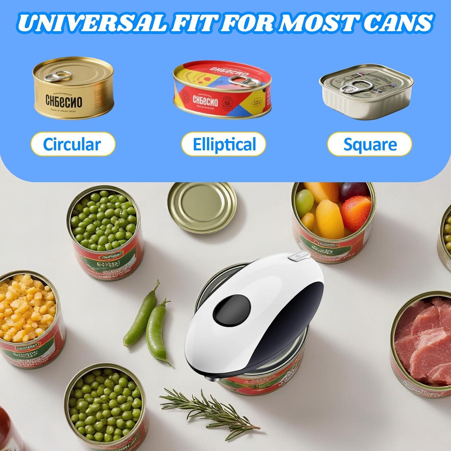 Abrelatas Eléctrico CEVING ECO-01 Recargable USB Automático