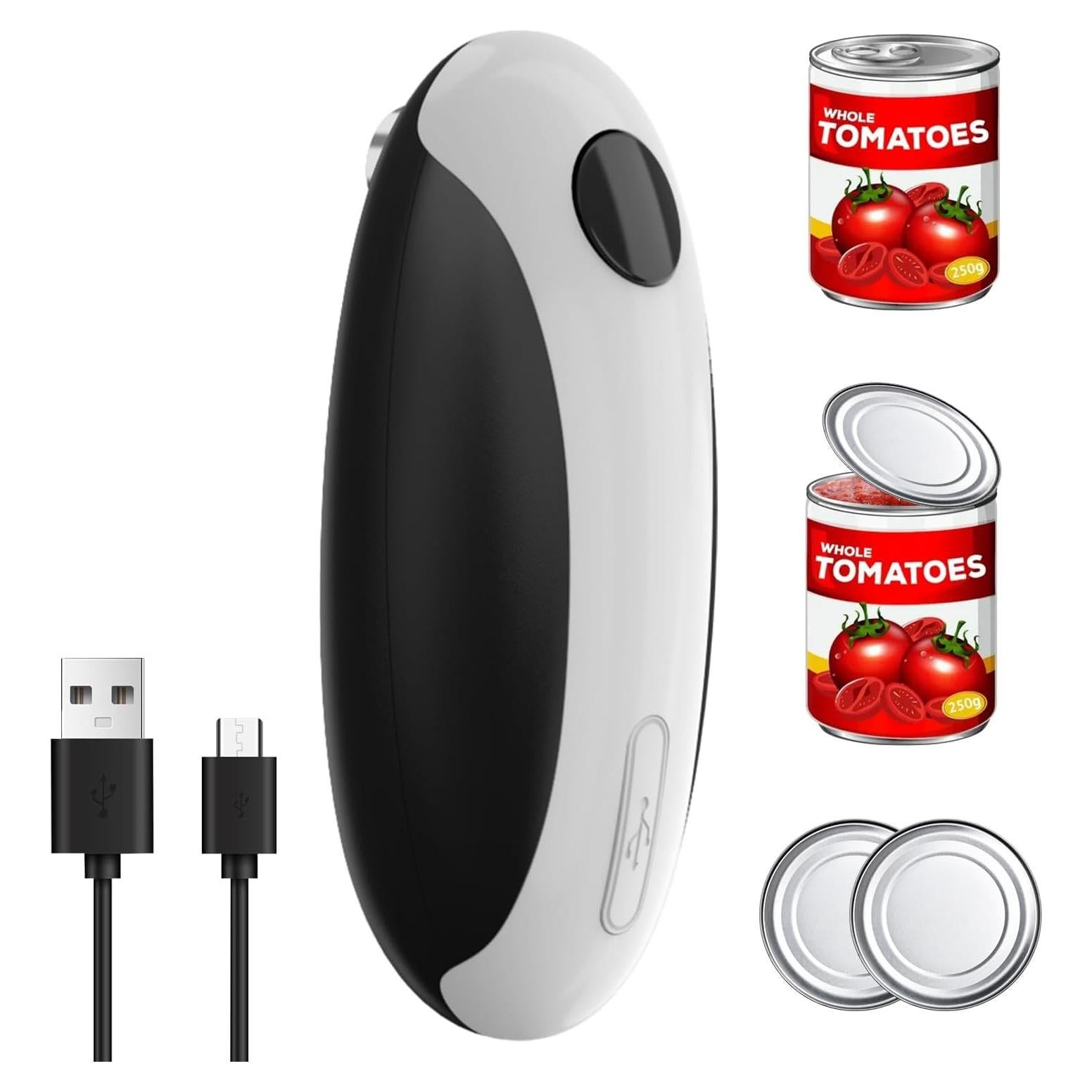 Abrelatas Eléctrico BeEcone Recargable USB Automático 340g