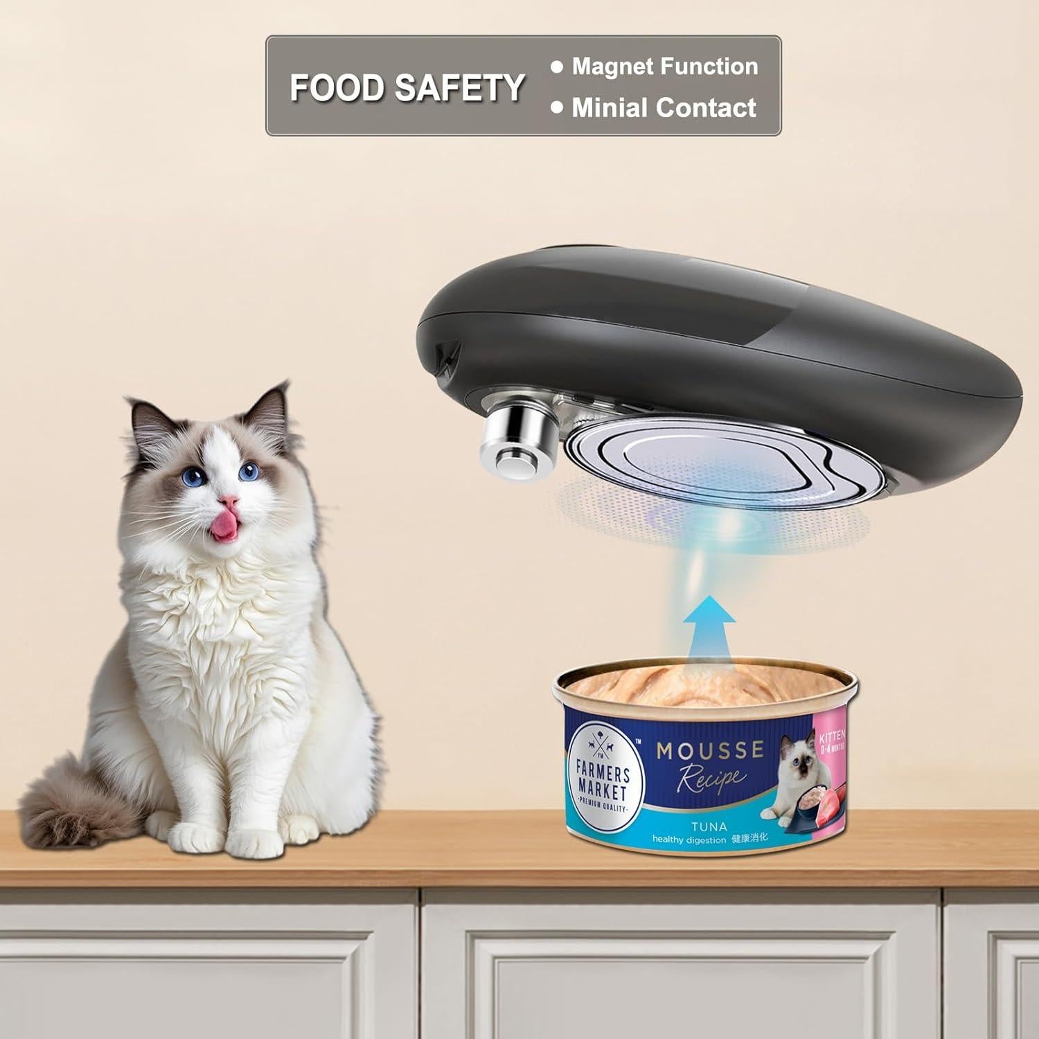 Abridora de Latas Eléctrica DRIDOUAM 2.0 Automática 15.7cm