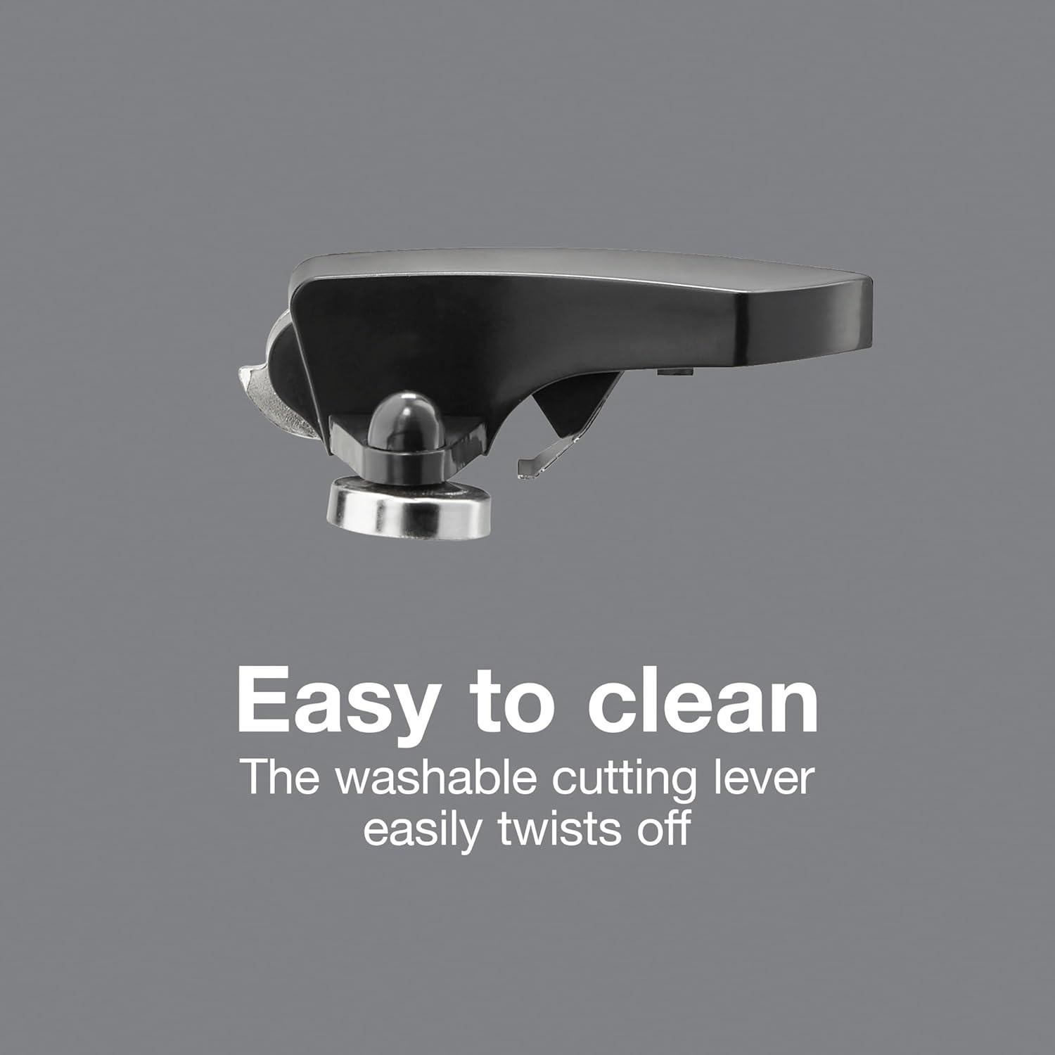 Abrelatas eléctrico Proctor Silex 75217PS con afilador y limpieza fácil