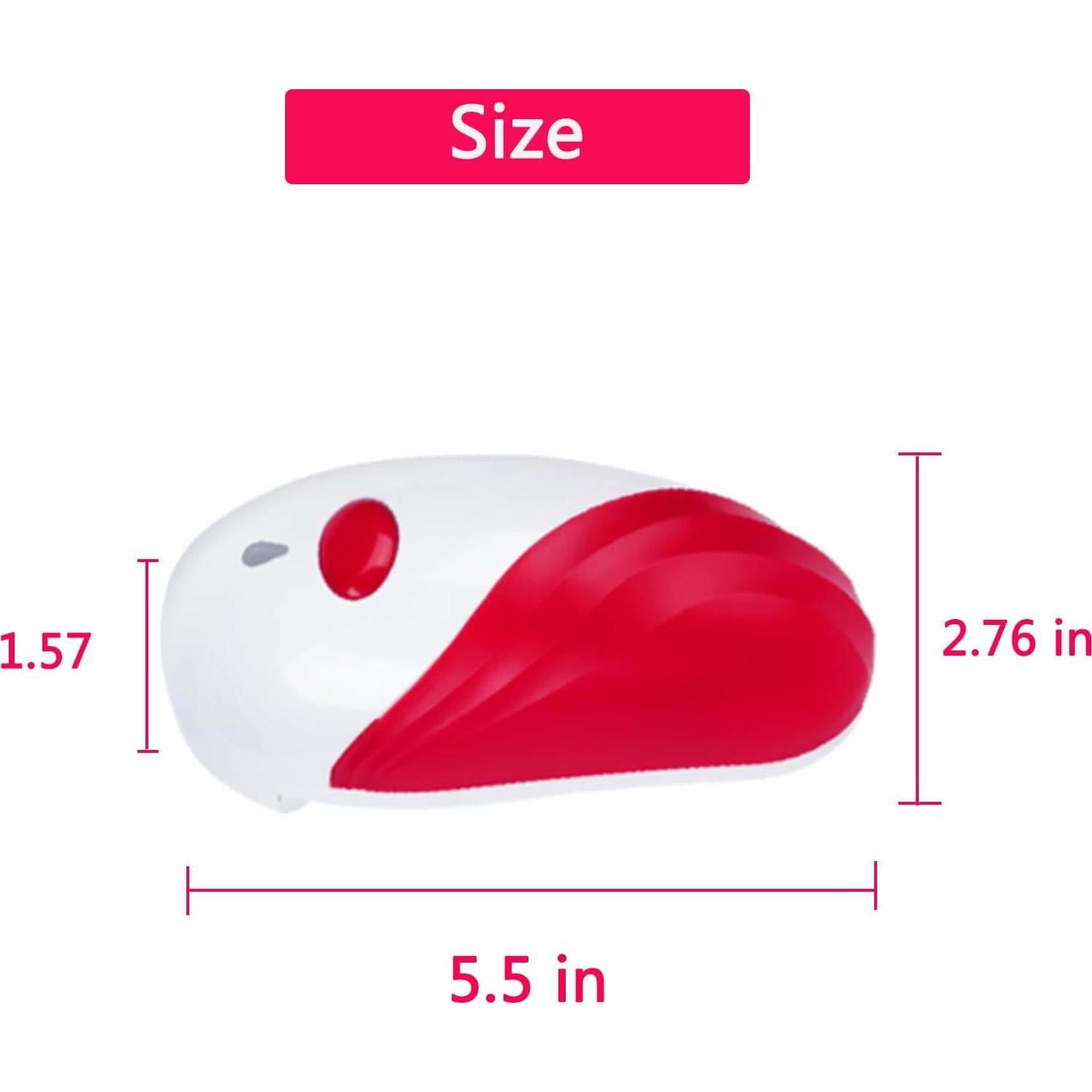 Abrelatas Eléctrico Harnyles Automático Rojo 170g Acero Inoxidable