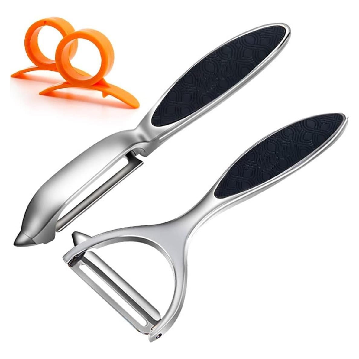 Pelador de Verduras Leaflai T9-380S Acero Inoxidable 4 Cuchillas