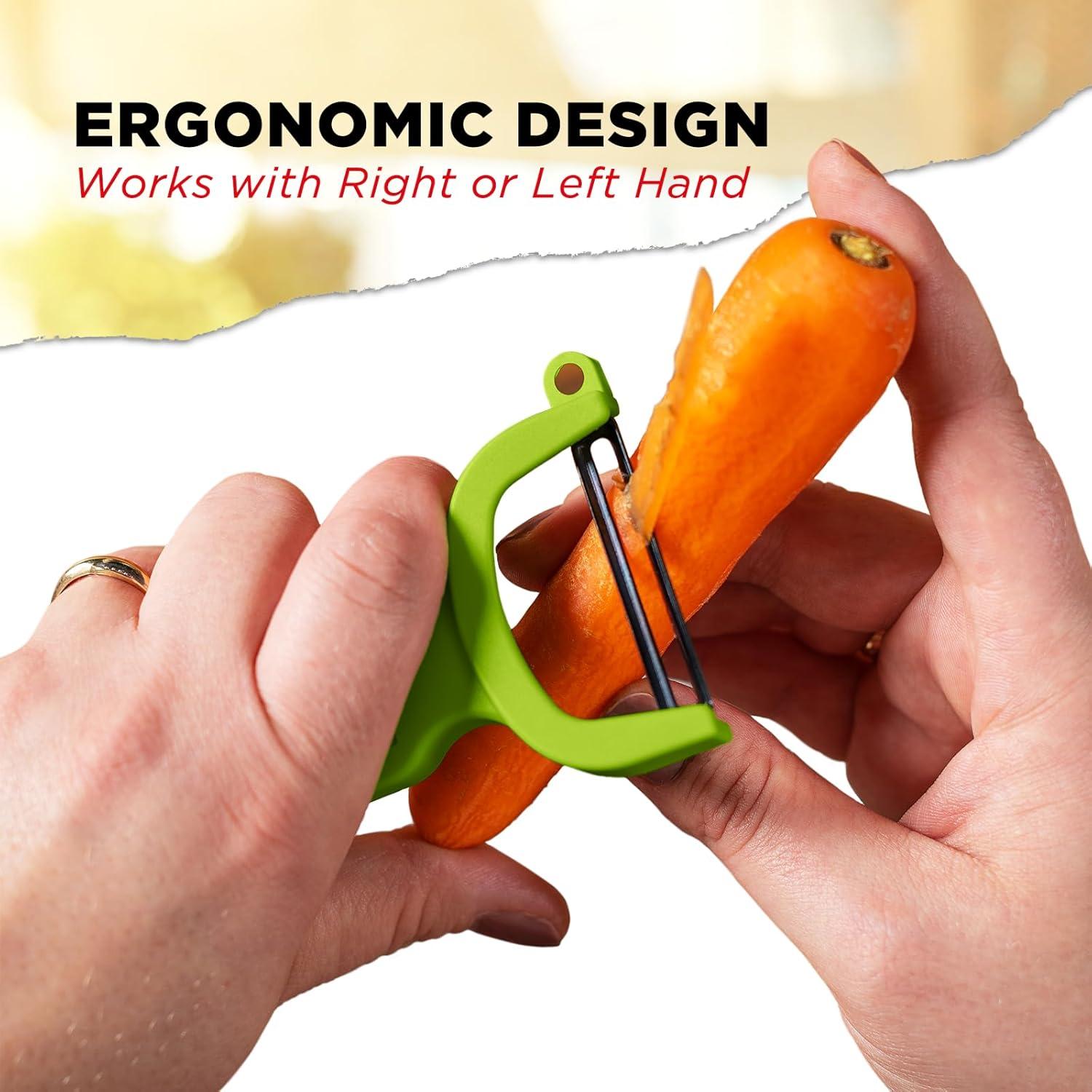 Pelador Suizo Original Kuhn Rikon Set de 3 Colores