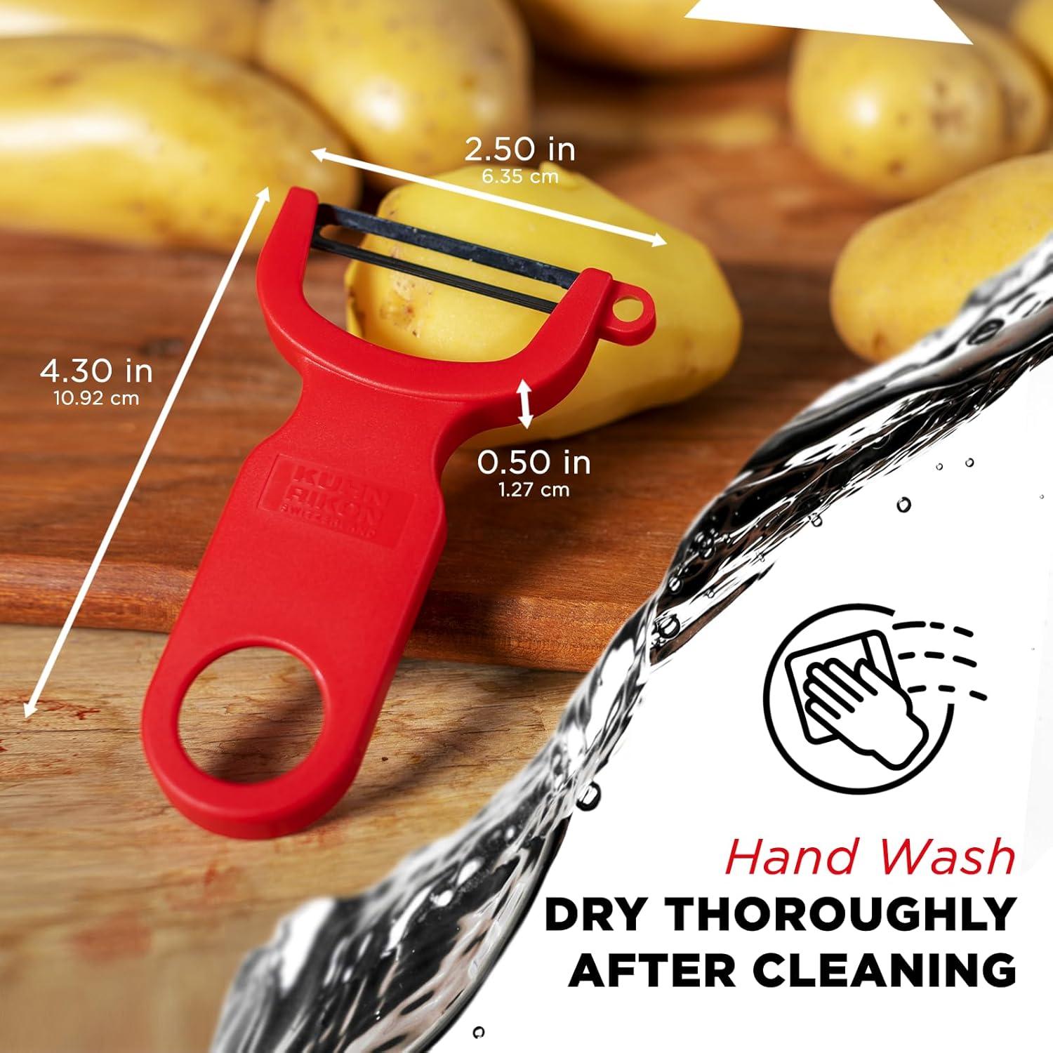 Pelador Suizo Original Kuhn Rikon Set de 3 Colores