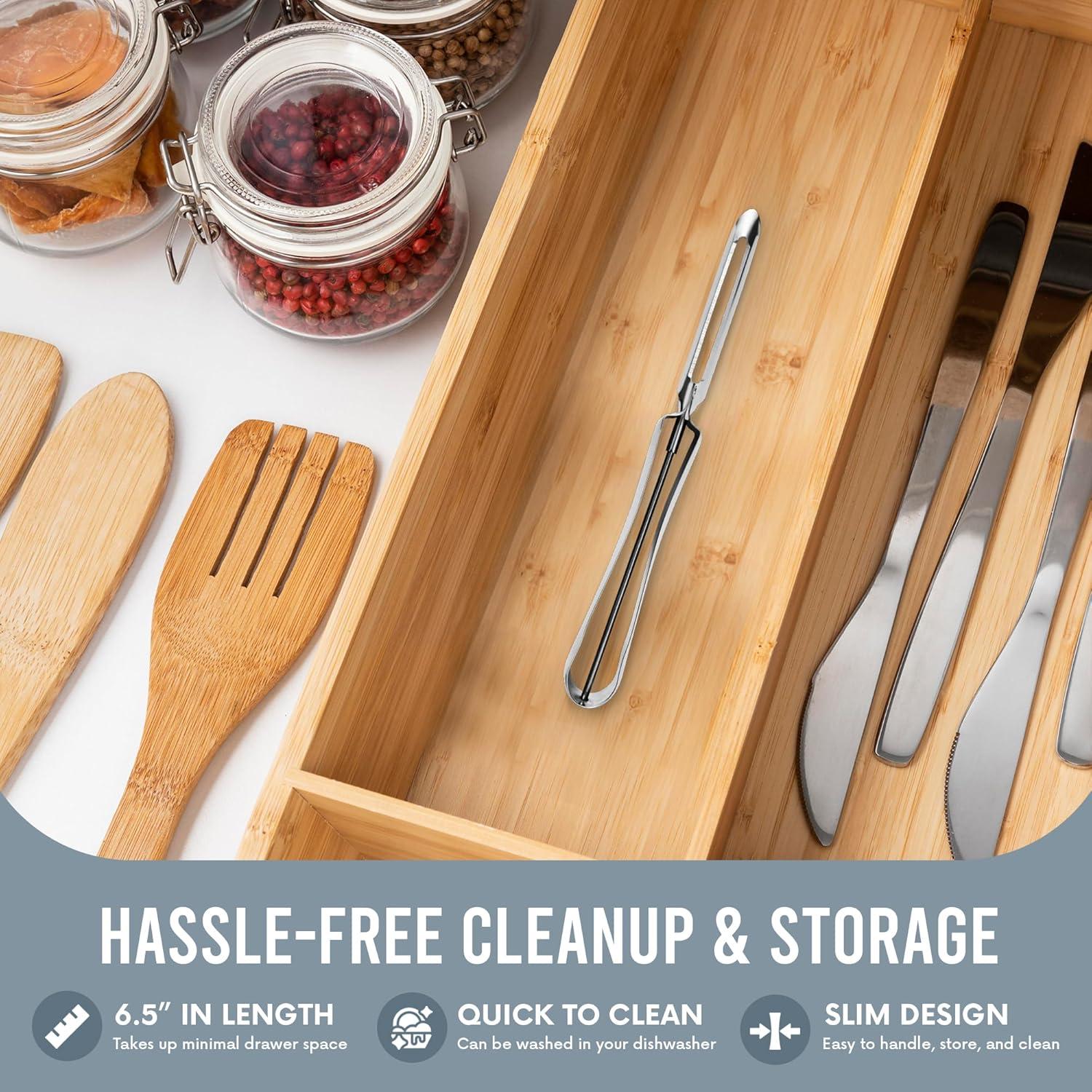 Pelador de Verduras Ergonómico Linden Sweden 22.23cm Acero Inoxidable