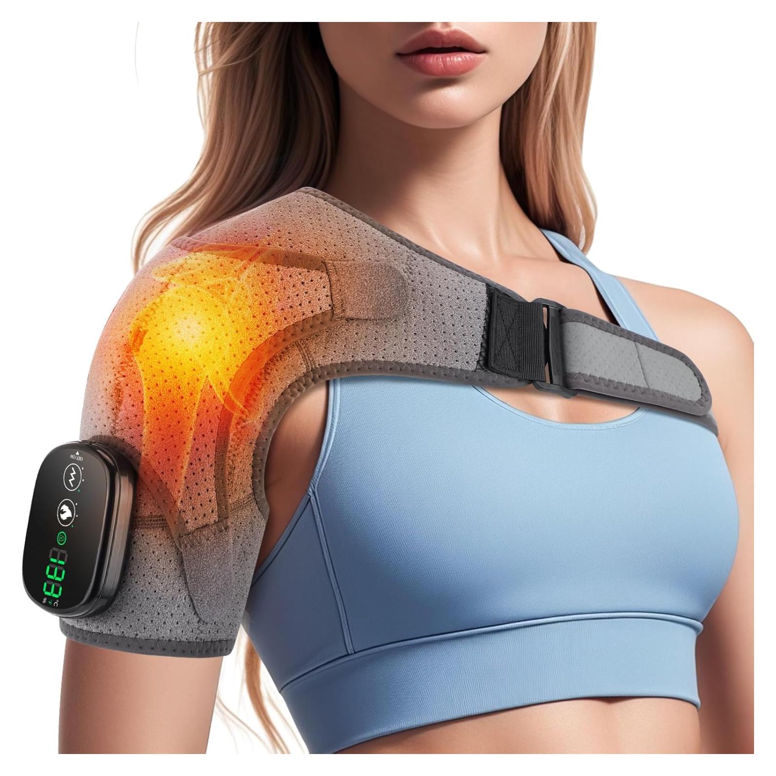 Faja Calentada Inalámbrica DeMoce para Hombros 3 Niveles