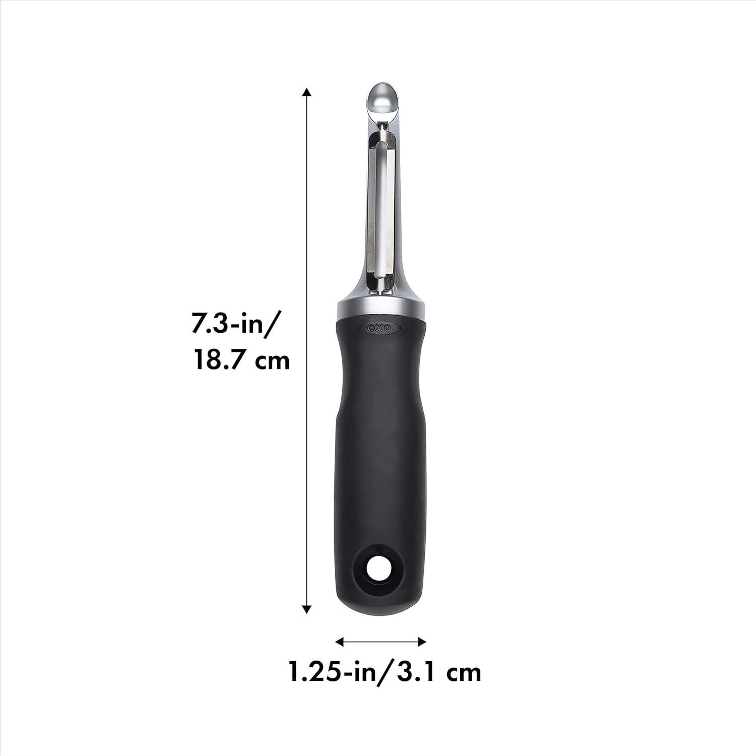 Pelador Giratorio Pro OXO Acero Inoxidable Antideslizante