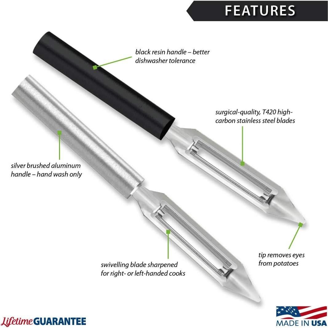 Pelador de Verduras Rada Cutlery R132 Acero Inoxidable 4.45 cm