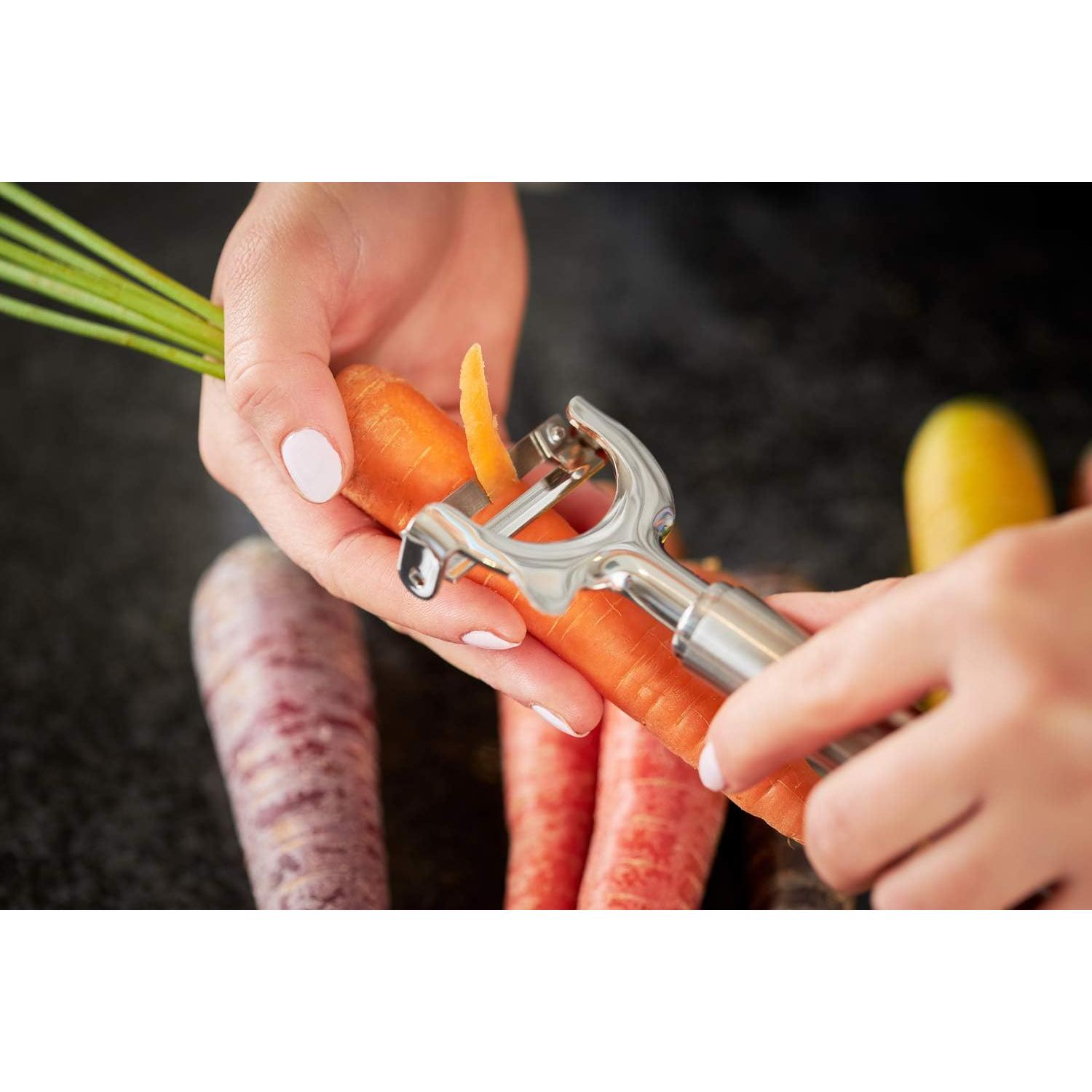 Pelador Giratorio Rösle de Acero Inoxidable 3.81 cm