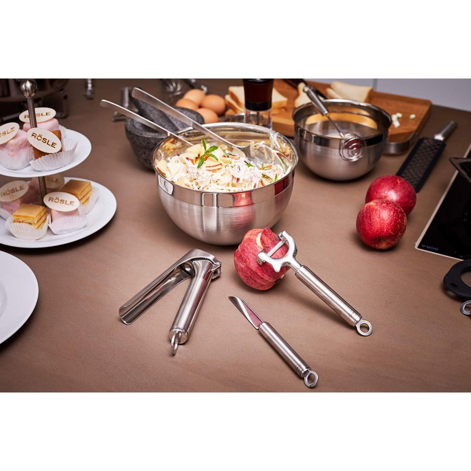 Pelador Giratorio Rösle de Acero Inoxidable 3.81 cm