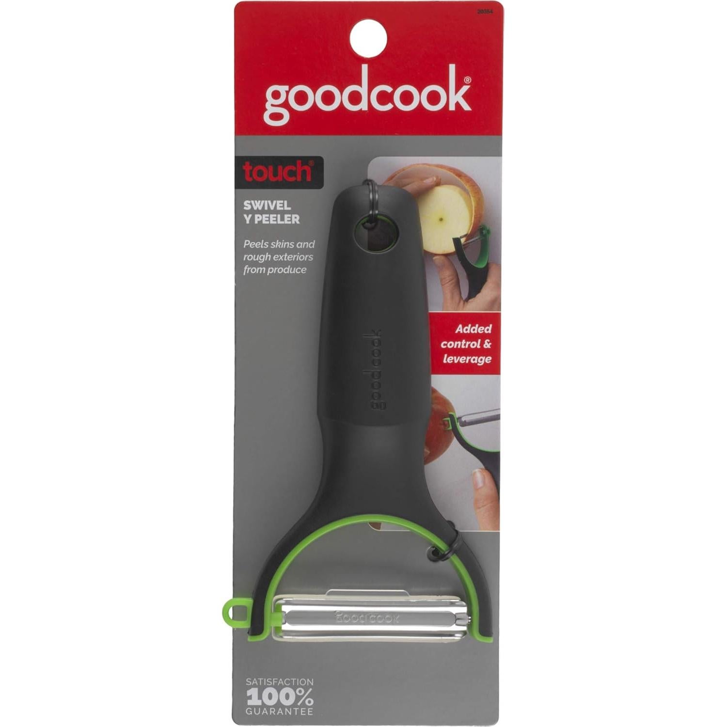 Pelador en Y GoodCook de Acero Inoxidable Negro