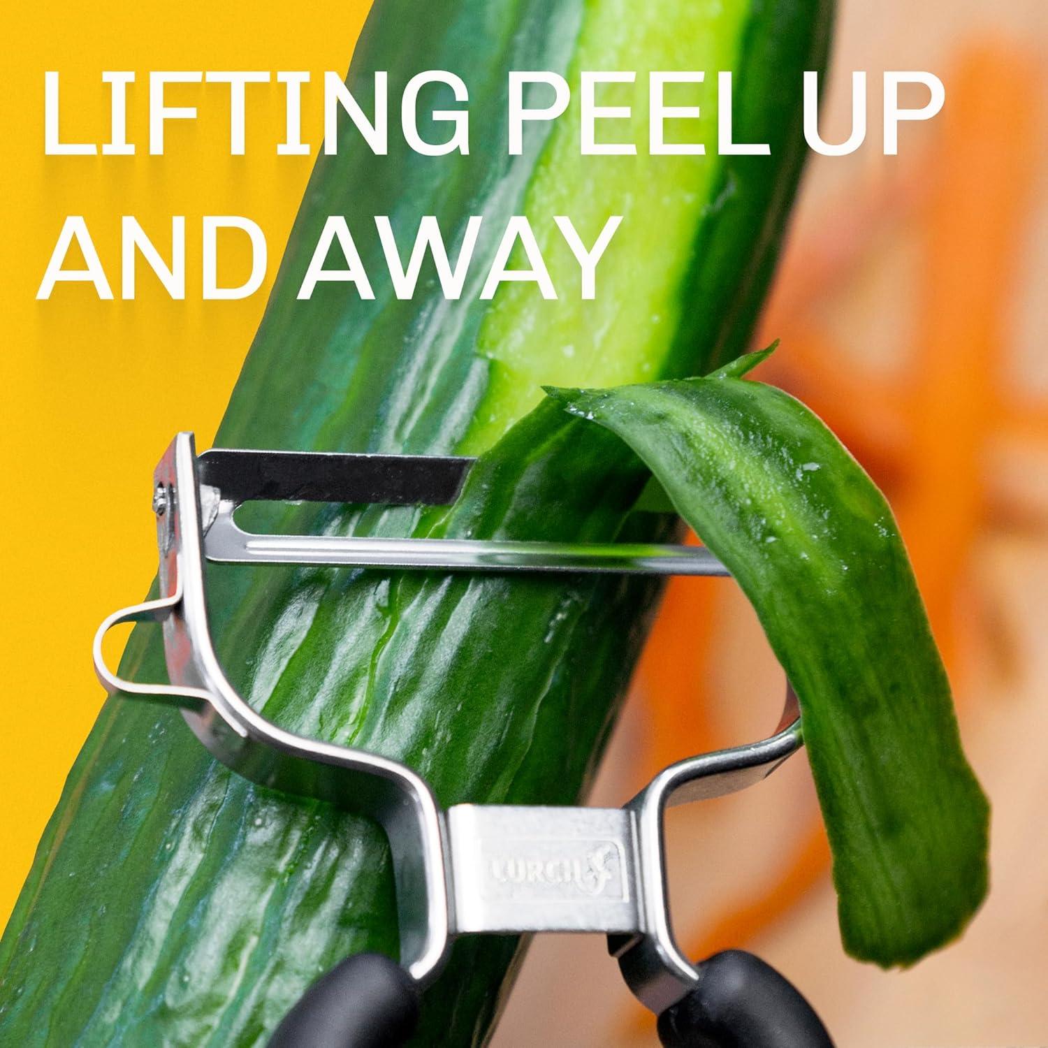 Pelador Universal LURCH Alemania Acero Inoxidable Antideslizante