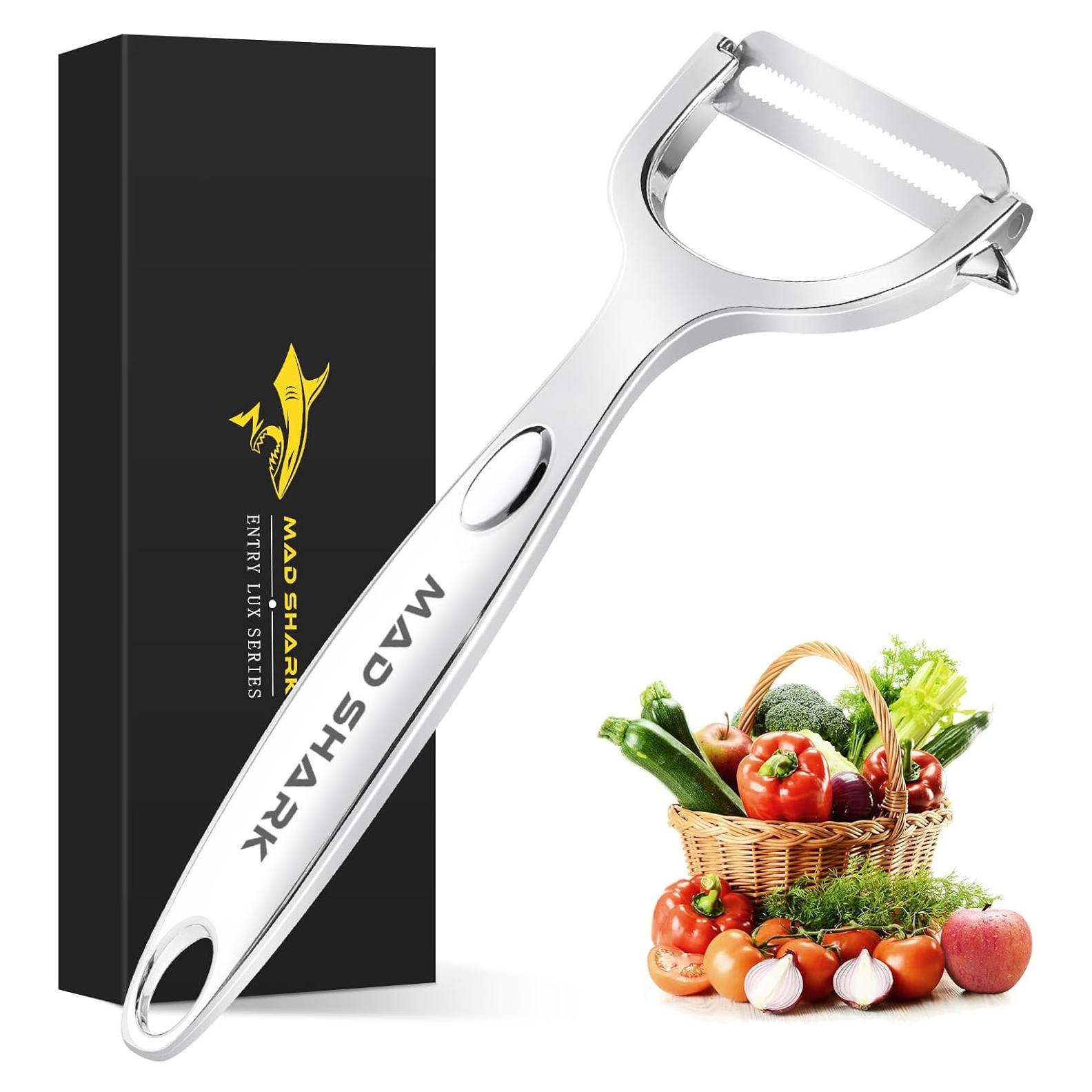 Pelador de Verduras MAD SHARK Acero Inoxidable Ultra Afilado