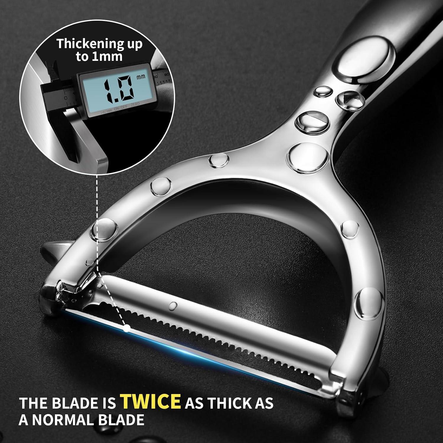 Pelador de Verduras MAD SHARK Acero Inoxidable Ultra Afilado