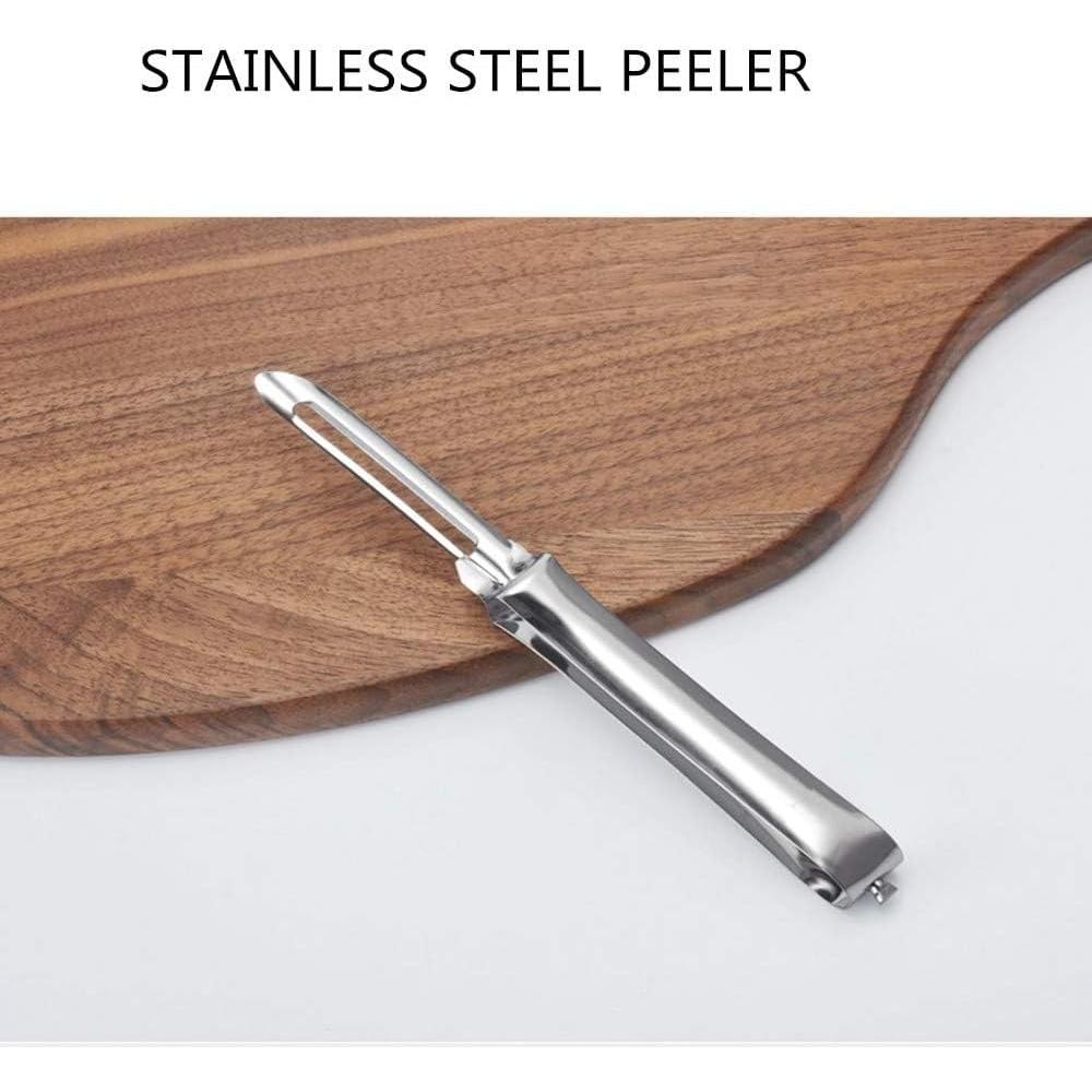 Pelador de Verduras Aniso de Acero Inoxidable Ergonómico 17.3 cm