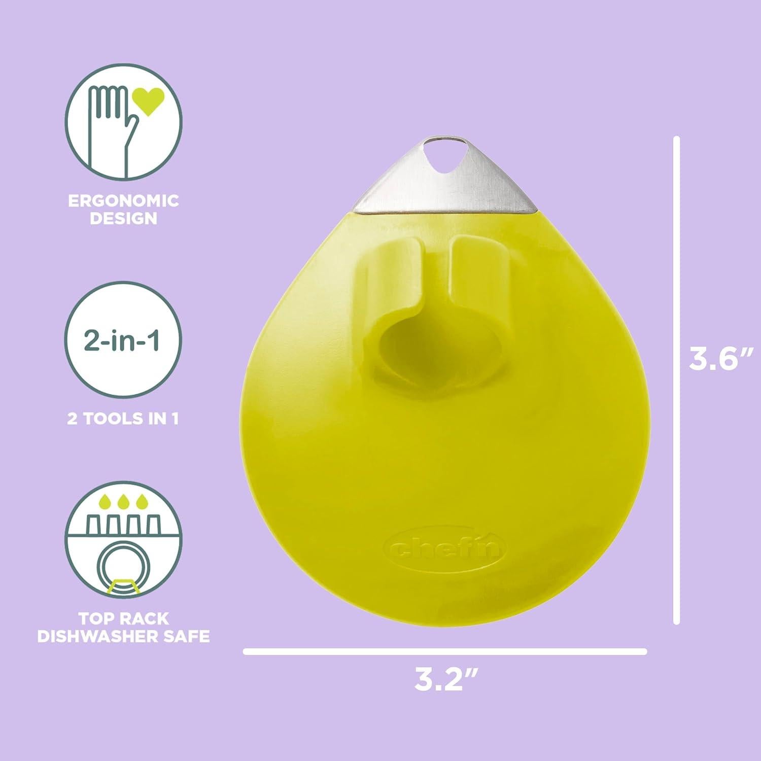 Pelador de Verduras Chef'n PalmPeeler Ergonómico Wasabi