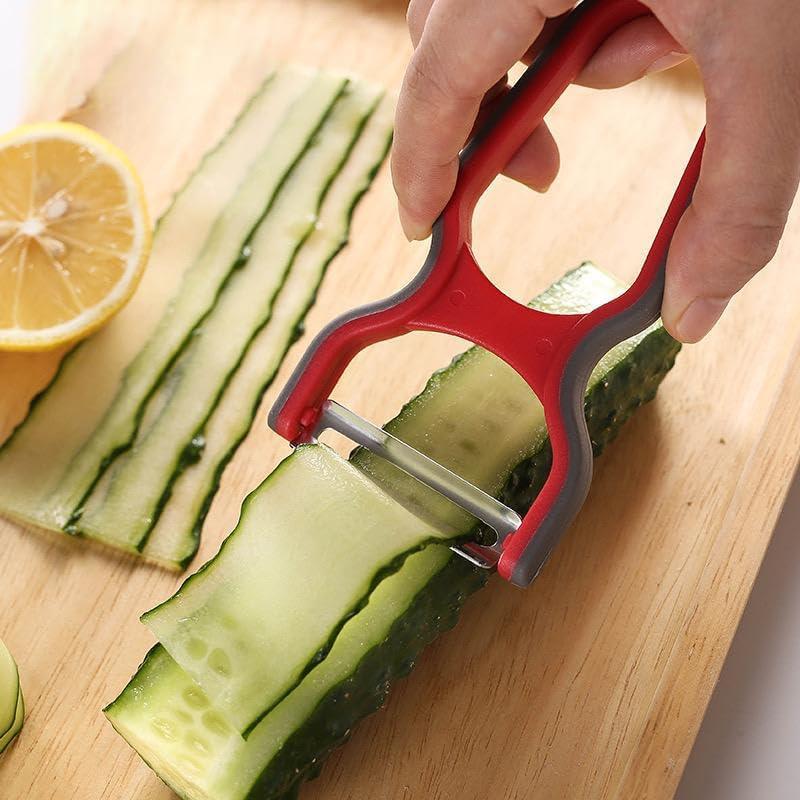 Paquete de 3 Peladores de Verduras DRHAHA - Acero Inoxidable