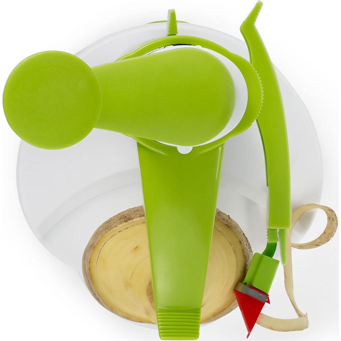 Pelador Manual Starfrit Rotato - 4 Cuchillas Repuesto y Cuchillo