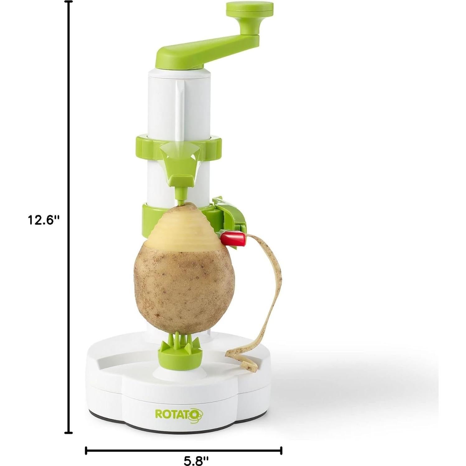 Pelador Manual Starfrit Rotato - 4 Cuchillas Repuesto y Cuchillo