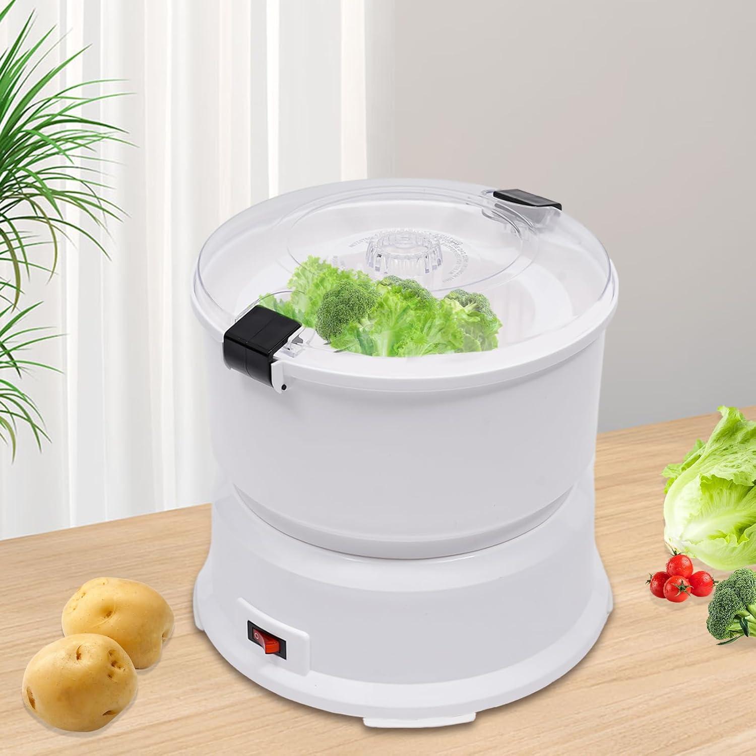 Pelador de Patatas Eléctrico Tiardocge 85W Automático Blanco