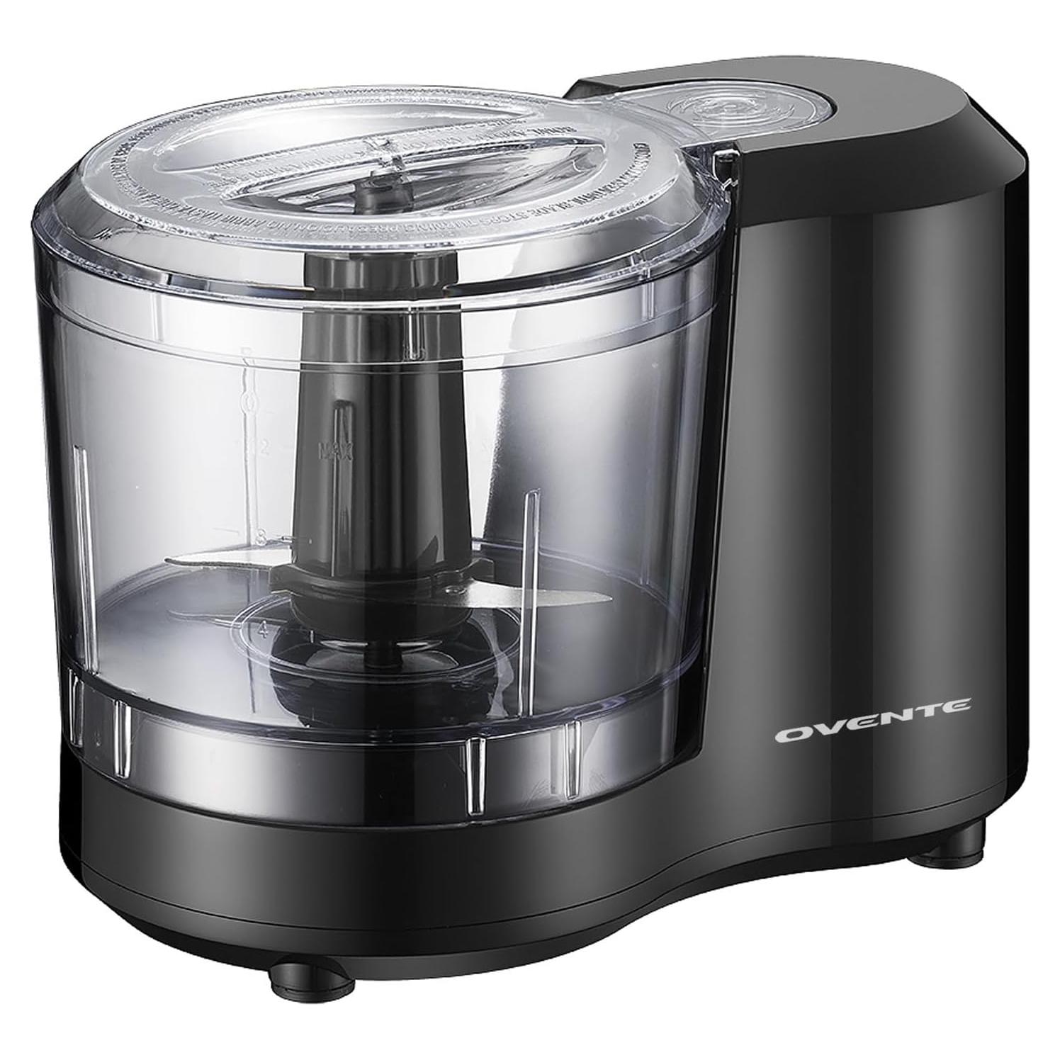 Picadora Eléctrica OVENTE PF1515B 1.5 Tazas 100W Negra