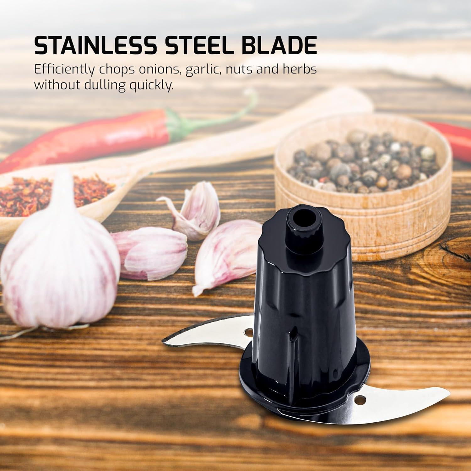 Picadora Eléctrica OVENTE PF1515B 1.5 Tazas 100W Negra