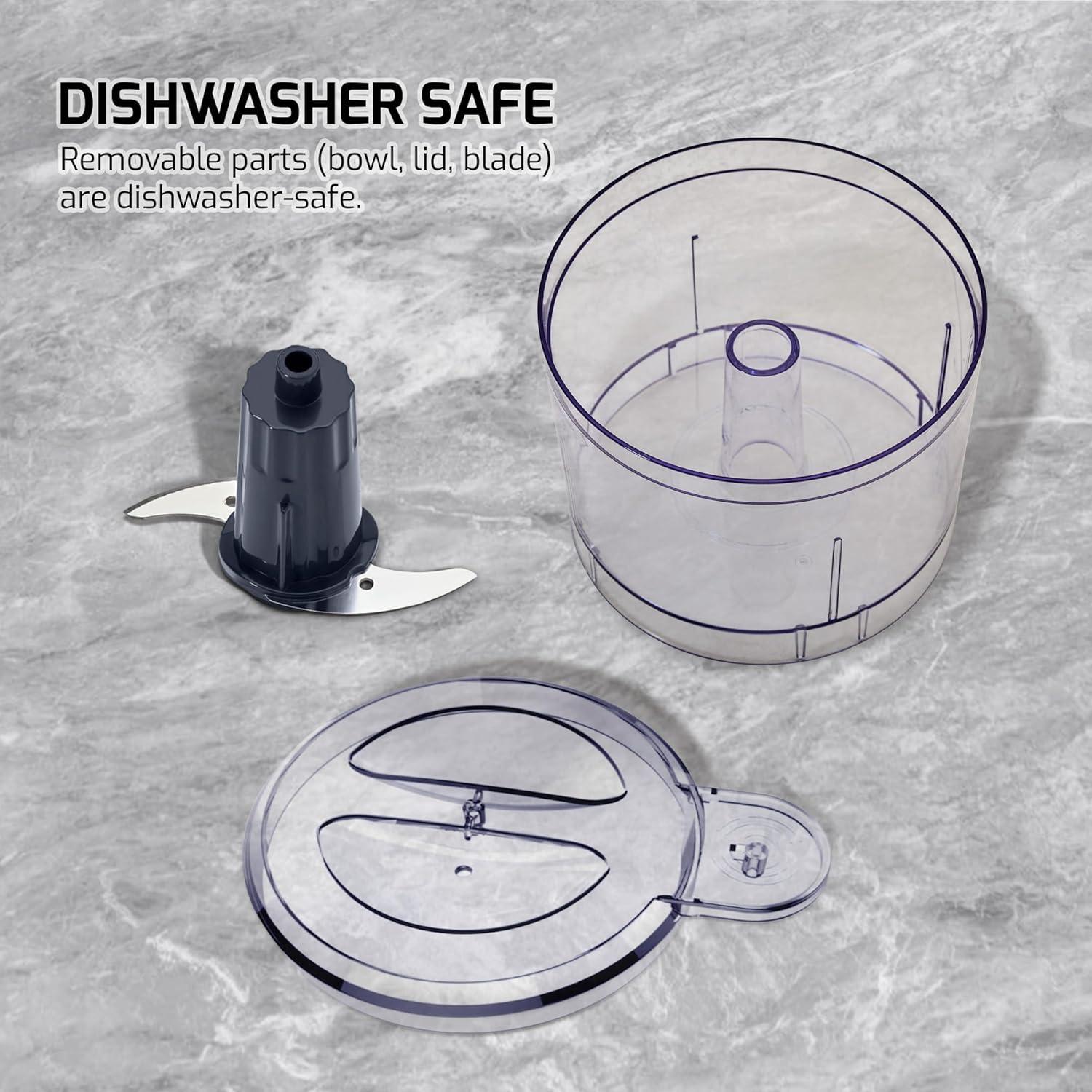 Picadora Eléctrica OVENTE PF1515B 1.5 Tazas 100W Negra