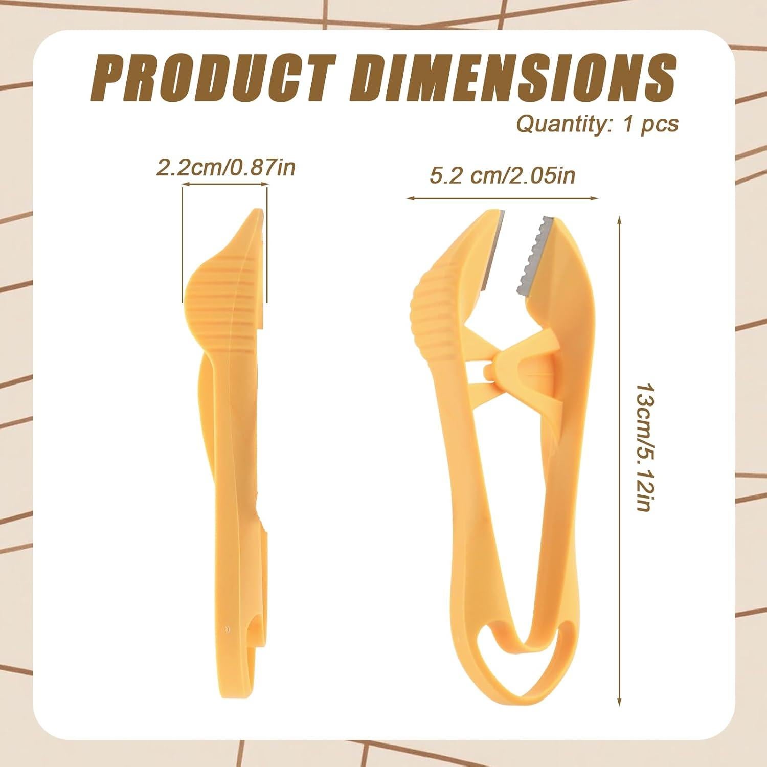 Pelador de Ajo Manual Gosknor Naranja 13x5.2cm Antideslizante