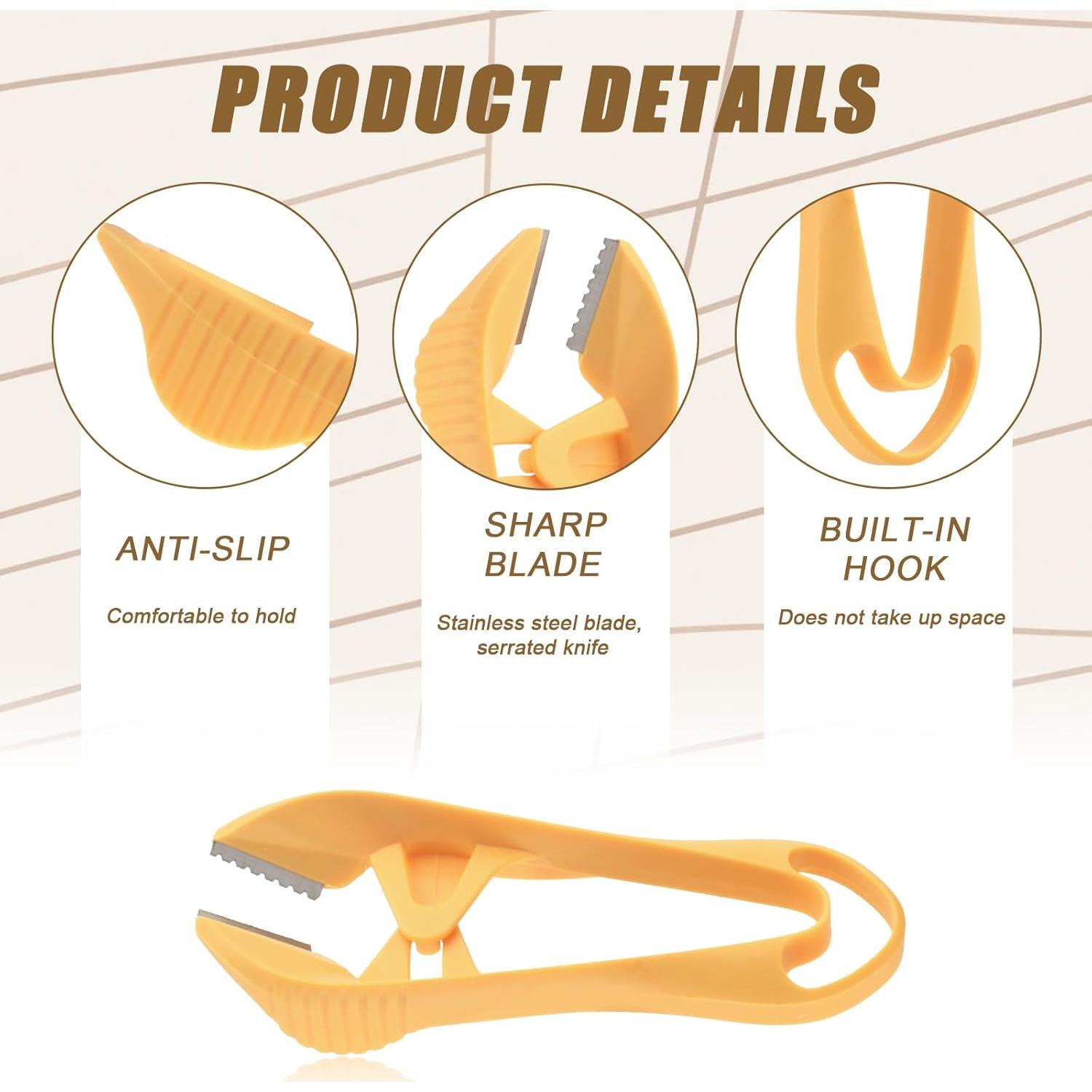 Pelador de Ajo Manual Gosknor Naranja 13x5.2cm Antideslizante