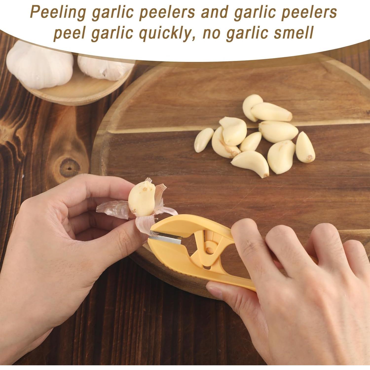 Pelador de Ajo Manual Gosknor Naranja 13x5.2cm Antideslizante