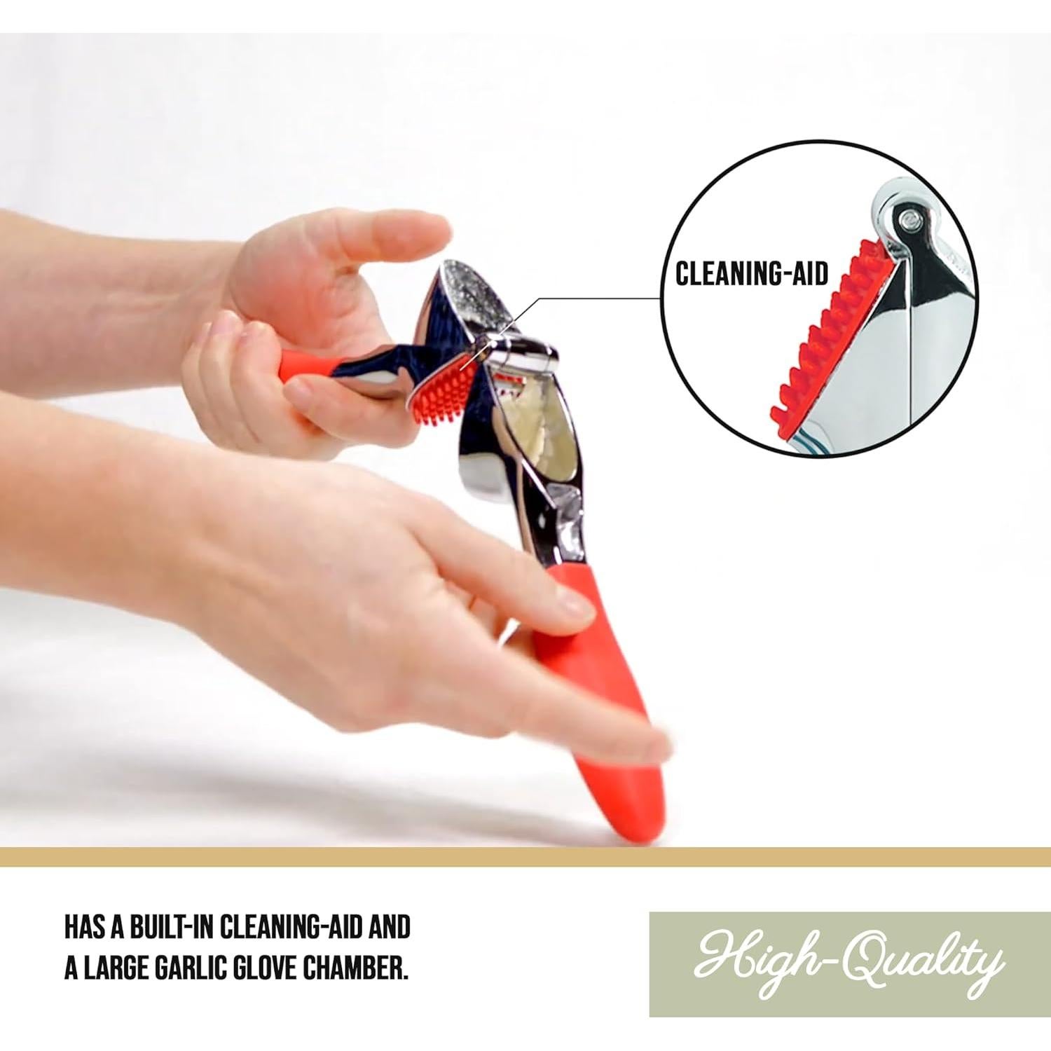 Prensa de Ajo Trudeau Ergonómica Libre de BPA 19 cm