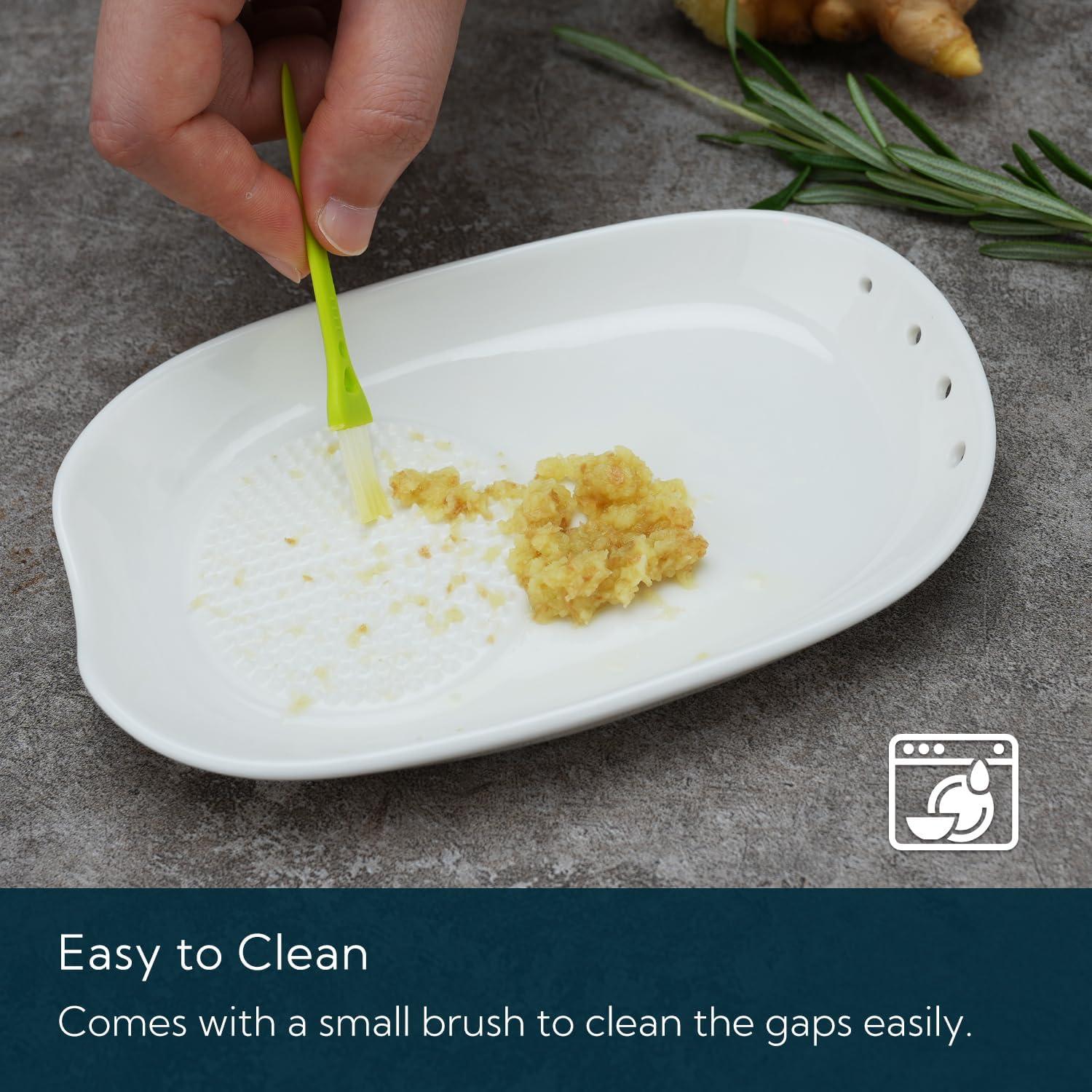 Rallador de Jengibre 3 en 1 KITCHENDAO Cerámica 16.8 cm