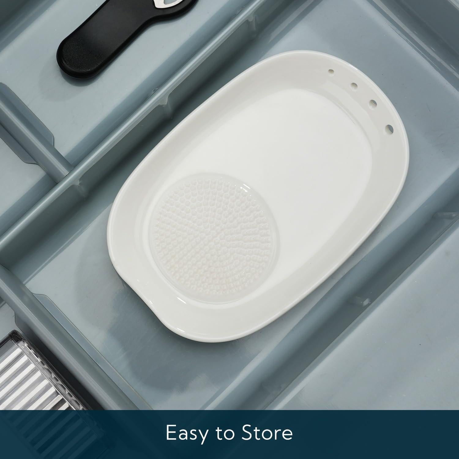 Rallador de Jengibre 3 en 1 KITCHENDAO Cerámica 16.8 cm