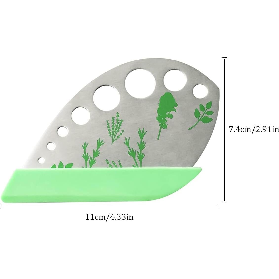 Deshojadora de Hierbas Acero Inoxidable Zhuohai 9 Agujeros