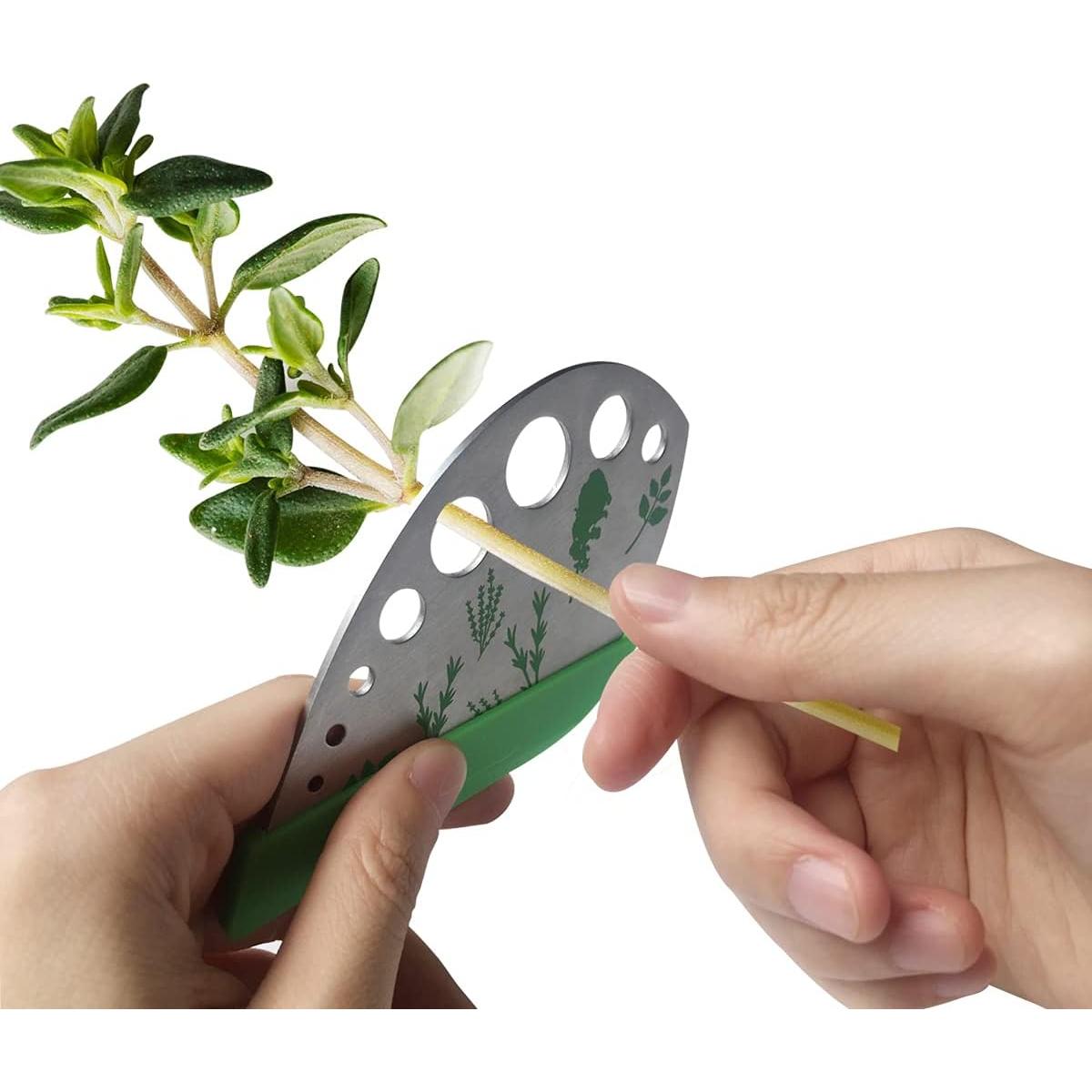 Deshojadora de Hierbas Acero Inoxidable Zhuohai 9 Agujeros