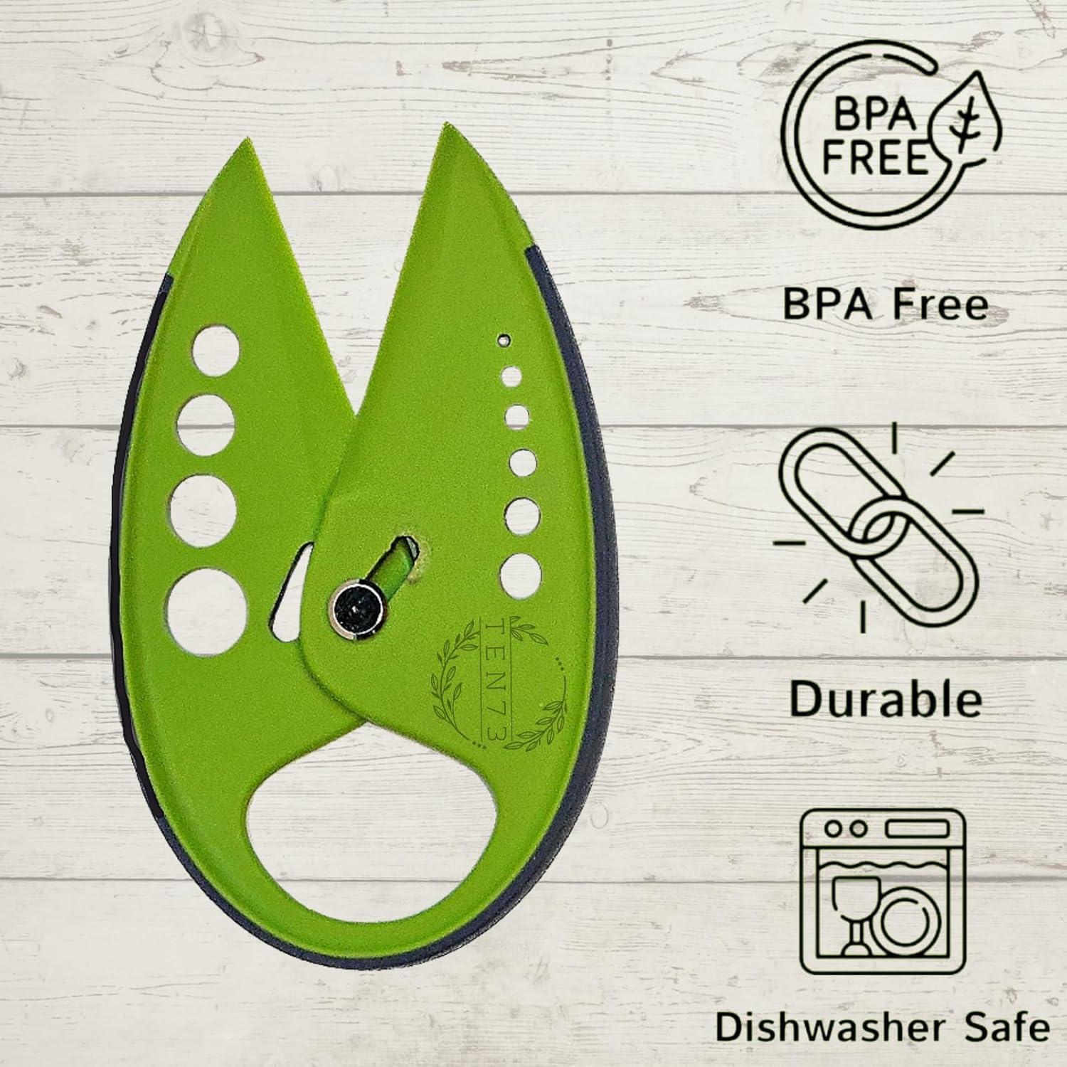 Deshojador de Hierbas TEN73 Multifuncional Verde 10 Agujeros