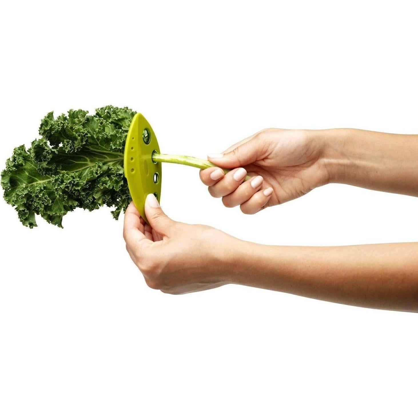 Set de Cocina Brillante: 3 Deshojadores de Hierbas + 2 Peladores