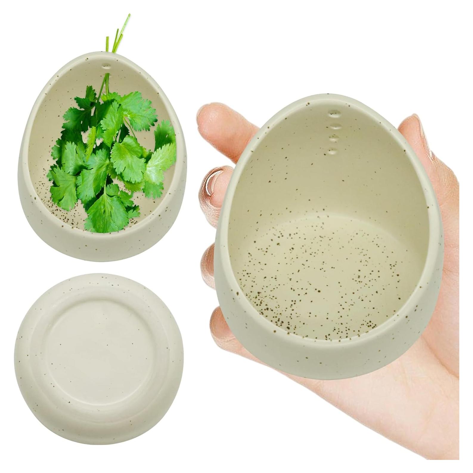 Tazón Deshojador de Hierbas de Cerámica HINGTAI 10x10 cm