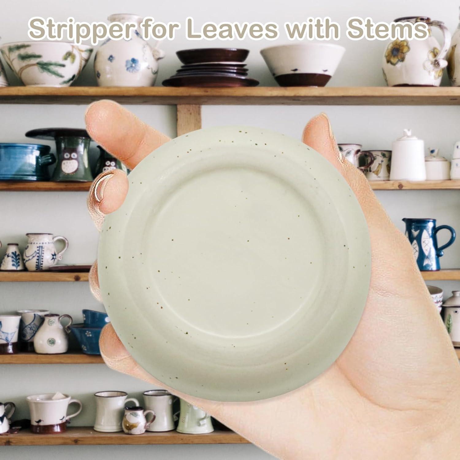 Tazón Deshojador de Hierbas de Cerámica HINGTAI 10x10 cm