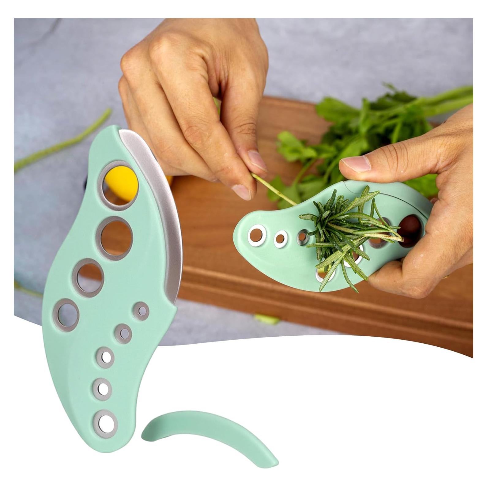 Deshojador de Hierbas SDALU XPQ-2 Acero Inoxidable 9 Agujeros